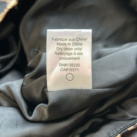 Pam and Gela Color Block Leopard Print Track Jacket Full Zip Athletic Wear Sz S - Picture 14 of 15